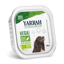 Sparpaket Yarrah Bio Schalen 36 x 150 g - Bio Bröckchen Vega mit Hagebutte