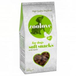 Sparpaket: zoolove soft snacks (semi-moist) 5 x 100 g - Huhn