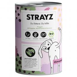 Angebot für STRAYZ BIO 6 x 400 g - Veggie mit Bio-Lupine, Bio-Amaranth & Bio-Gemüse - Kategorie Hund / Hundefutter nass / STRAYZ / -.  Lieferzeit: 1-2 Tage -  jetzt kaufen.
