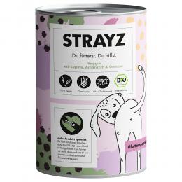 STRAYZ BIO 6 x 400 g - Veggie mit Bio-Lupine, Bio-Amaranth & Bio-Gemüse