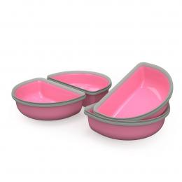 SureFeed Halbschalen 4-er Pack rosa