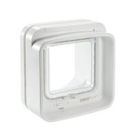 SureFlap DualScan™ Mikrochip Katzenklappe - Zubehör: Tunnelverlängerung weiß (OHNE Katzenklappe)