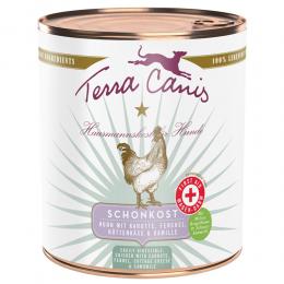 Terra Canis First Aid Schonkost 6 x 800 g - Huhn mit Karotte, Fenchel, Hüttenkäse & Kamille