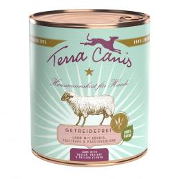 Terra Canis Getreidefrei 6 x 800 g - Lamm mit Kürbis, Pastinake & Passionsblume