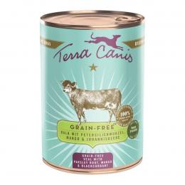 Terra Canis getreidefrei Kalb mit Petersilienwurzel, Mango und Johannisbeere 6x400g