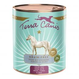 Terra Canis getreidefrei Pferd mit Steckrübe, Fenchel und Salbei 12x800g