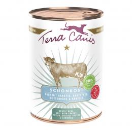 Terra Canis Schonkost Kalb, Karotte, Kartoffel, Hüttenkäse und Kamille 6x400g