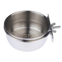 TIAKI Futternapf aus Edelstahl zum Anschrauben - 140 ml / Ø 7,5 cm