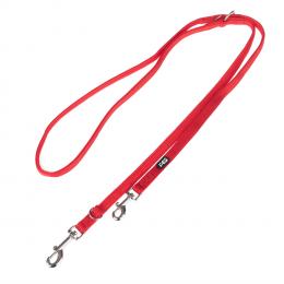 TIAKI Geschirr Wave Vest, rot - Hundeleine Mesh: 200 cm lang, 15 mm breit, rot