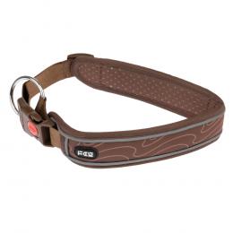 Angebot für TIAKI Halsband Soft & Safe, braun - Größe L: 55 - 65 cm Halsumfang, 45 mm breit - Kategorie Hund / Leinen Halsbänder & Geschirre / Hundehalsbänder / Nylon.  Lieferzeit: 1-2 Tage -  jetzt kaufen.