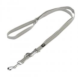 TIAKI Halsband Soft & Safe, grau - passende Leine: 200 cm lang, 20 mm breit