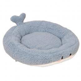 TIAKI Haustierbett Teddy Whale - Größe S: Ø 45 x H 12 cm