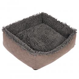 TIAKI Hundebett Chenille - L 85 x B 80 x H 22 cm