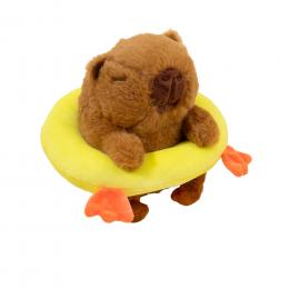 TIAKI Hundespielzeug 2-in-1 Capybara - ca. L 19 x B 19 x H 18 cm