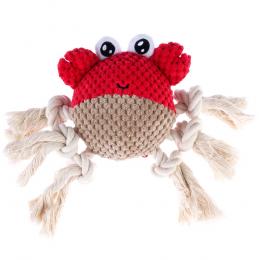 TIAKI Hundespielzeug Sebi Krabbe - L 21 x B 21 x H 6 cm