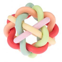 TIAKI Hundespielzeug TPR Regenbogenball - Ø 10,5 cm