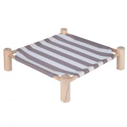 TIAKI Katzenbett Stripes - L 50 x B 50 x H 13 cm