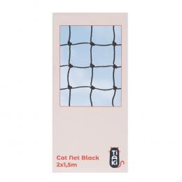 Angebot für TIAKI Katzenschutznetz mit Drahtverstärkung, schwarz - 2 x 1,5 m - Kategorie Katzenfutter & Zubehör / Katzenklappen & Netze / Katzennetz / Schutznetz.  Lieferzeit: 1-2 Tage -  jetzt kaufen.