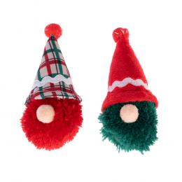 TIAKI Katzenspielzeug-Set Weihnachtswichtel - 2er-Pack