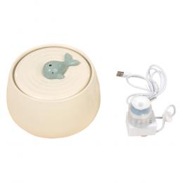 TIAKI Keramik-Trinkbrunnen Wal - 1,3 Liter