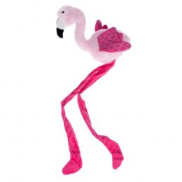 TIAKI Lisa long-legs Flamingo Hundespielzeug - L 88 x B 18 cm
