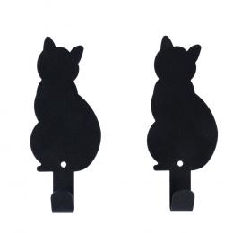 TIAKI Metallhaken-Set Katze - 2er-Set