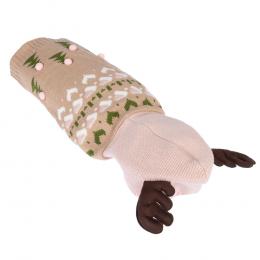 TIAKI Rentier-Pullover für Hunde - Größe M: ca. 30 cm Rückenlänge