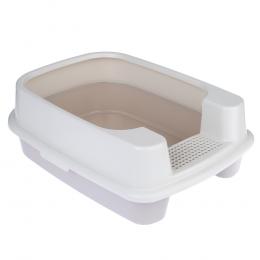 TIAKI Schalentoilette Toyger - creme / hellgrau