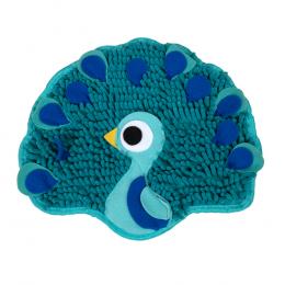 TIAKI Schnüffelmatte Pfau - L 36 x B 31 x H 1 cm