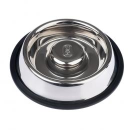 TIAKI Slow-Feeding-Napf Silvered - 1120 ml, Ø 29 cm