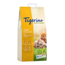 Tigerino Plant-Based Mais Katzenstreu - Sensitive, parfümfrei - Sparpaket 2 x 14 l (2 x 8,8 kg)