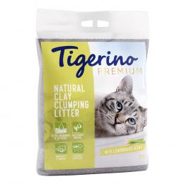 Tigerino Premium Katzenstreu 12 kg - Zitronengrasduft