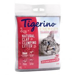 Tigerino Premium Katzenstreu – Kirschblütenduft – Limitierte Sommer-Edition - 12 kg