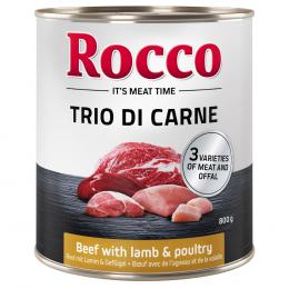 Top-Angebor Rocco Trio di Carne - 24 x 400 / 800 g 24 x 800 g: Rind, Lamm & Geflügel