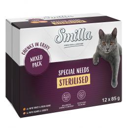 TOP ANGEBOT - 24 x 85 g Smilla Häppchen mit Gemüse zum Sonderpreis! - Sterilised Mixpaket