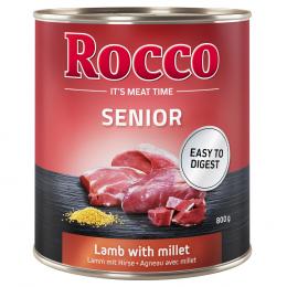 Top-Angebot Rocco Senior 24 x 800 g - Lamm mit Hirse
