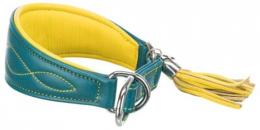 Trixie Active Comfort Halsband Für Windhunde Gelb Und Petrol