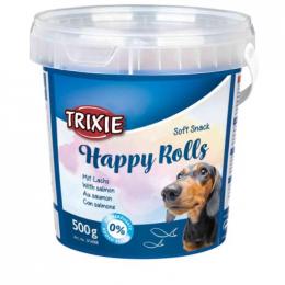 Trixie Bote Soft Snack Happy Rolls, Lachs 500 Gr
