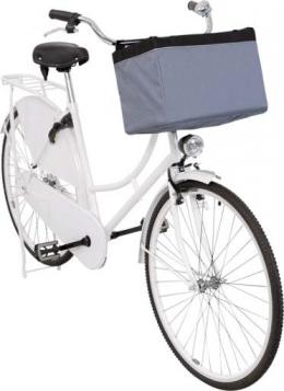 Trixie Fahrrad-Fronttasche Grau 38×25×25 Cm
