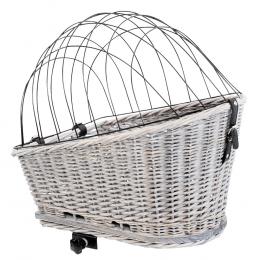 Trixie Fahrradkorb mit Gitter für Gepäckträger - L 35 x B 49 x H 55 cm