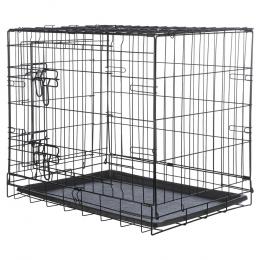 TRIXIE Home Kennel - M–L: 93 x 69 x 62 cm, schwarz