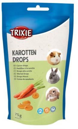 Trixie Karotten-Snack-Drops Für Nagetiere 75 Gr
