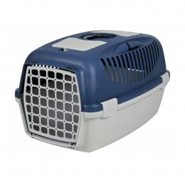 Trixie Katzen- und Hundebox Traveller Capri 3 dunkelgrau/pastellblau
