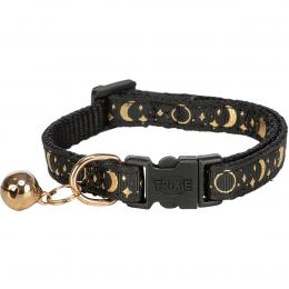 Trixie Katzenhalsband schwarz mit Mond & Sternen
