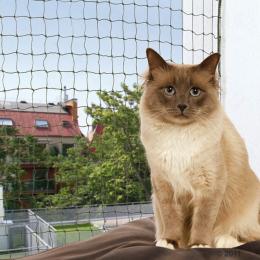 Trixie Katzenschutznetz mit Drahtverstärkung - L 2 x H 1,5 m