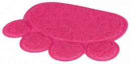 Trixie Katzentoilettenmatte, Pvc-Fußabdruck Pink 40X30 Cm