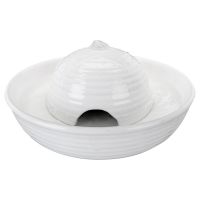 Trixie Keramik Trinkbrunnen Vital Flow - Trinkbrunnen Vital Flow Mini 800 ml, weiß