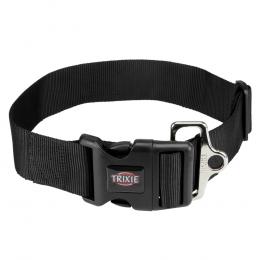 Trixie Premium Halsband, schwarz - Größe L-XXL: 55 - 80 cm Halsumfang, 50 mm breit