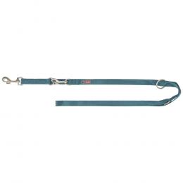 Trixie Premium Verlängerungsleine, petrol - Größe XS - S: 200 cm lang, 15 mm breit