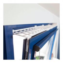 Trixie Schutzgitter für Fenster oben/unten ausziehbar 75-125x16cm weiß